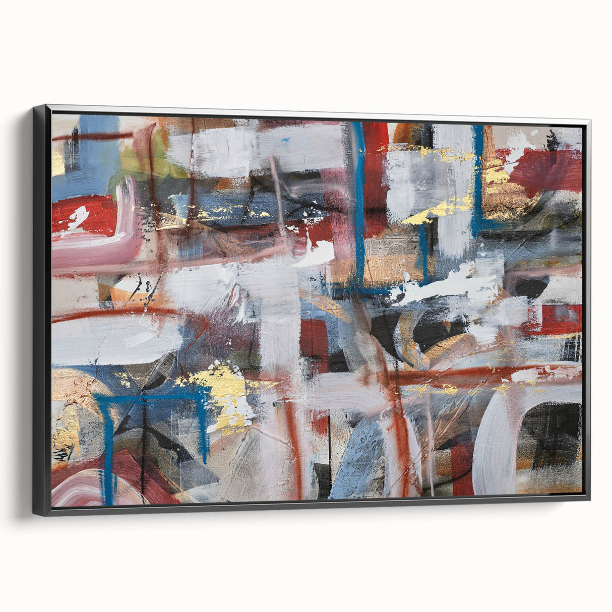 Large Modern Art Pieces - Multicolor Abstract Canvas Print