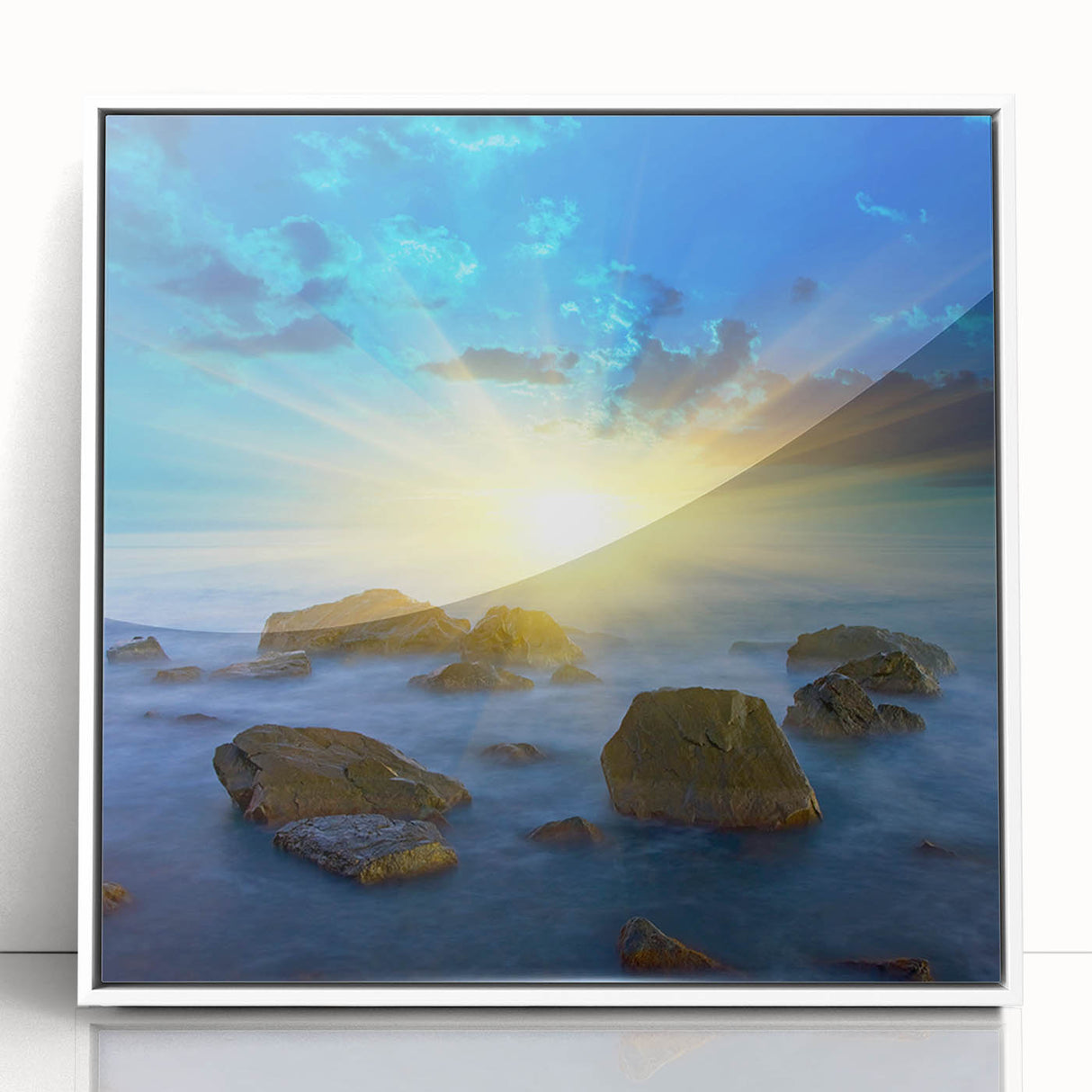 Serene Sunset Wall Art – Tranquil Nature Canvas Prints