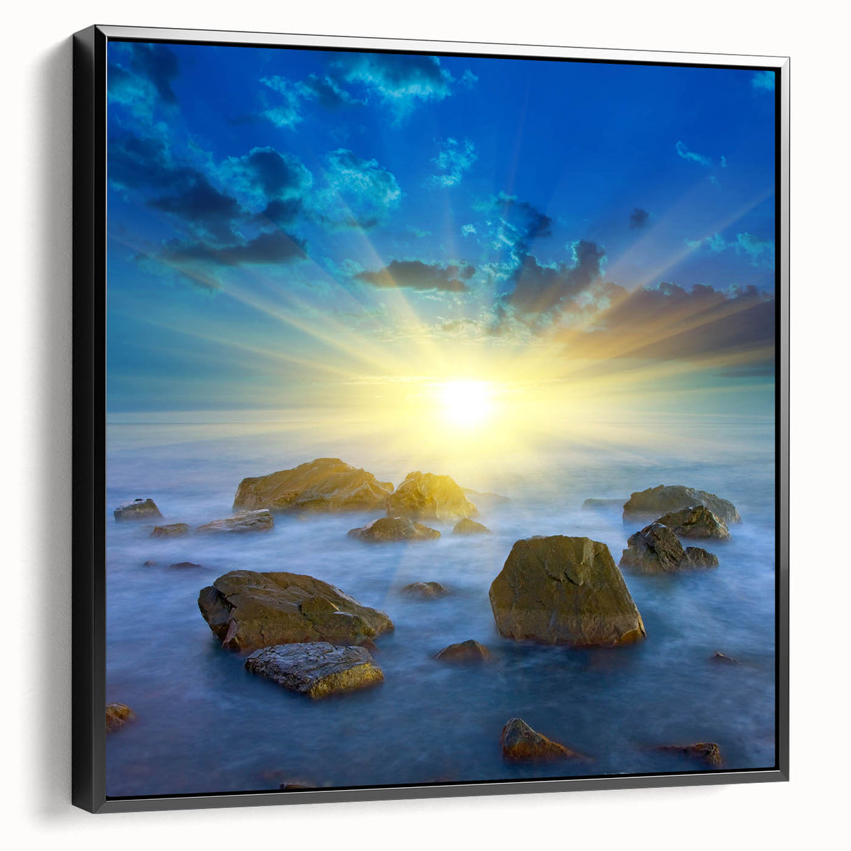 Serene Sunset Wall Art – Tranquil Nature Canvas Prints