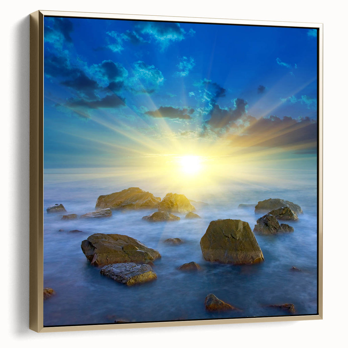 Serene Sunset Wall Art – Tranquil Nature Canvas Prints