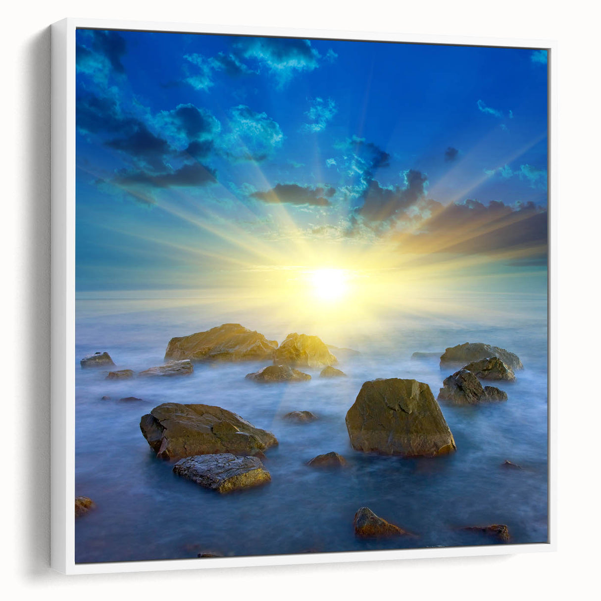 Serene Sunset Wall Art – Tranquil Nature Canvas Prints