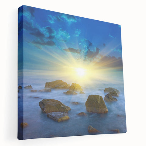Serene Sunset Wall Art – Tranquil Nature Canvas Prints