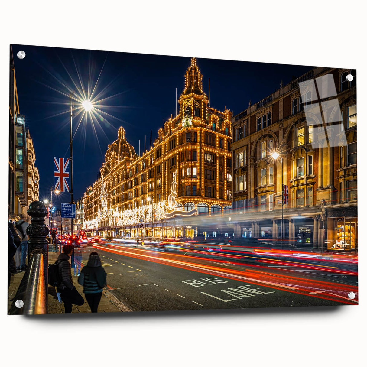 Contemporary City Wall Decor – London Street Night Photography