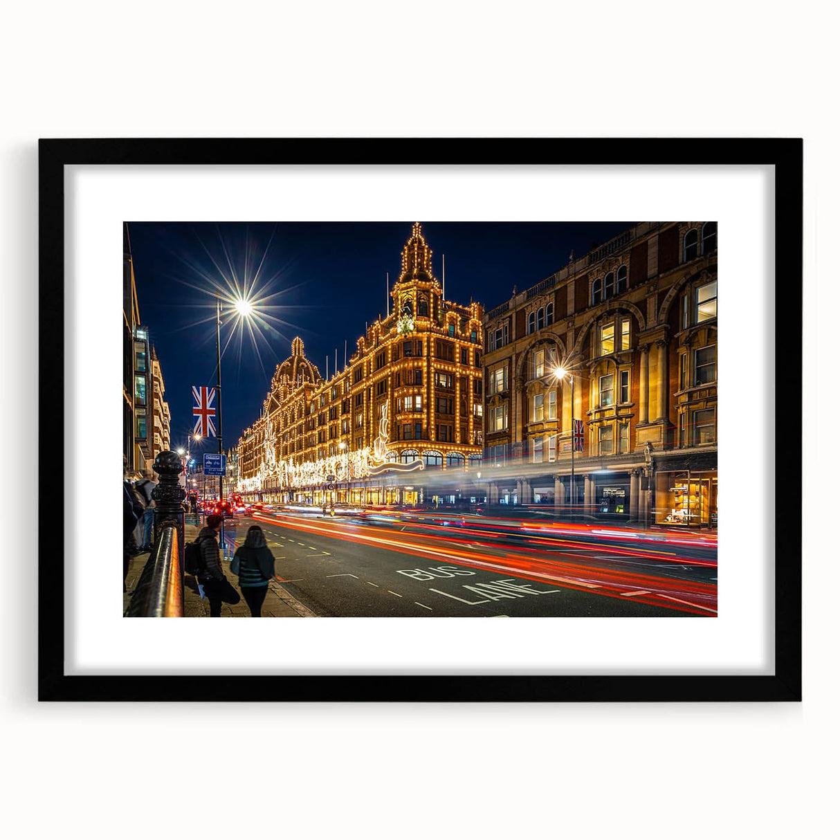 Contemporary City Wall Decor – London Street Night Photography