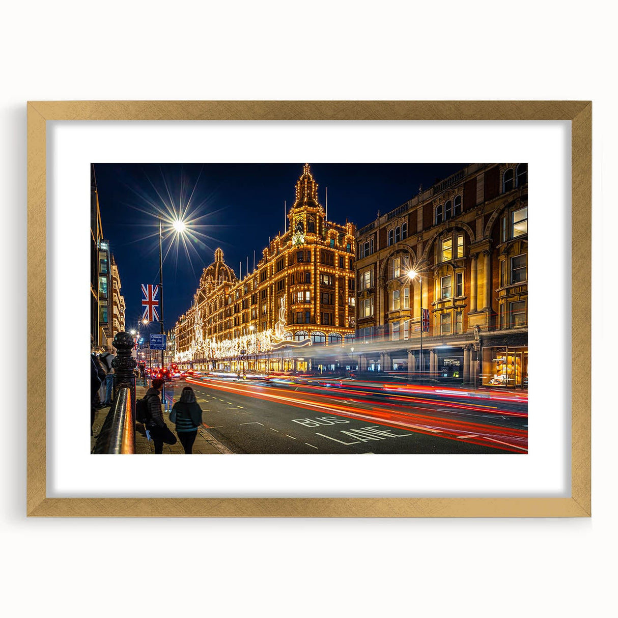 Contemporary City Wall Decor – London Street Night Photography