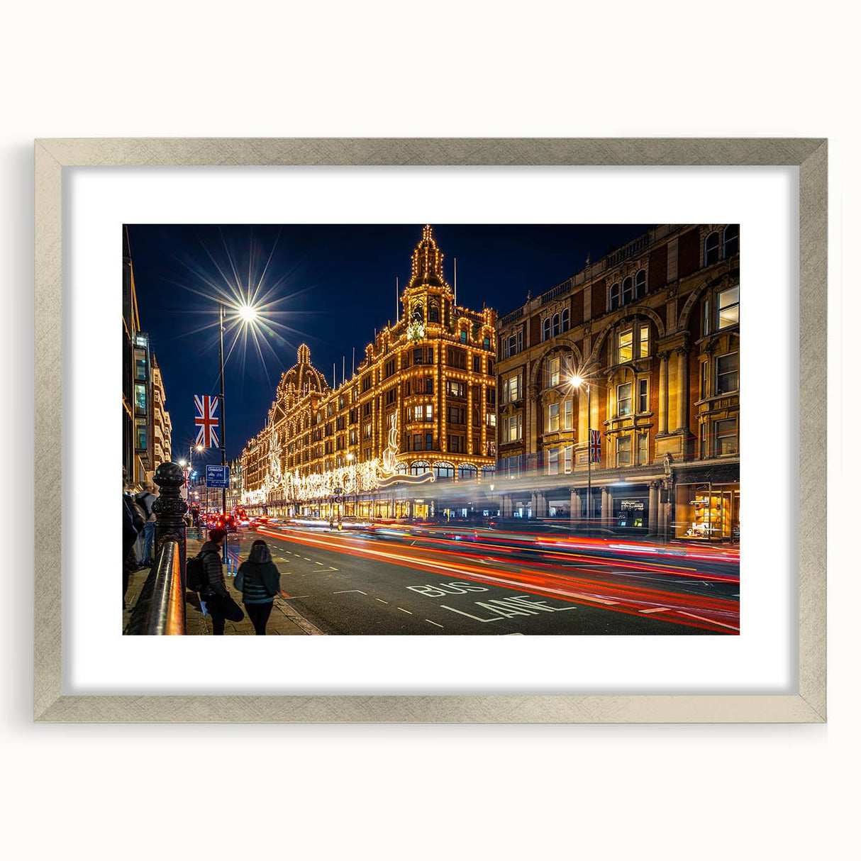Contemporary City Wall Decor – London Street Night Photography