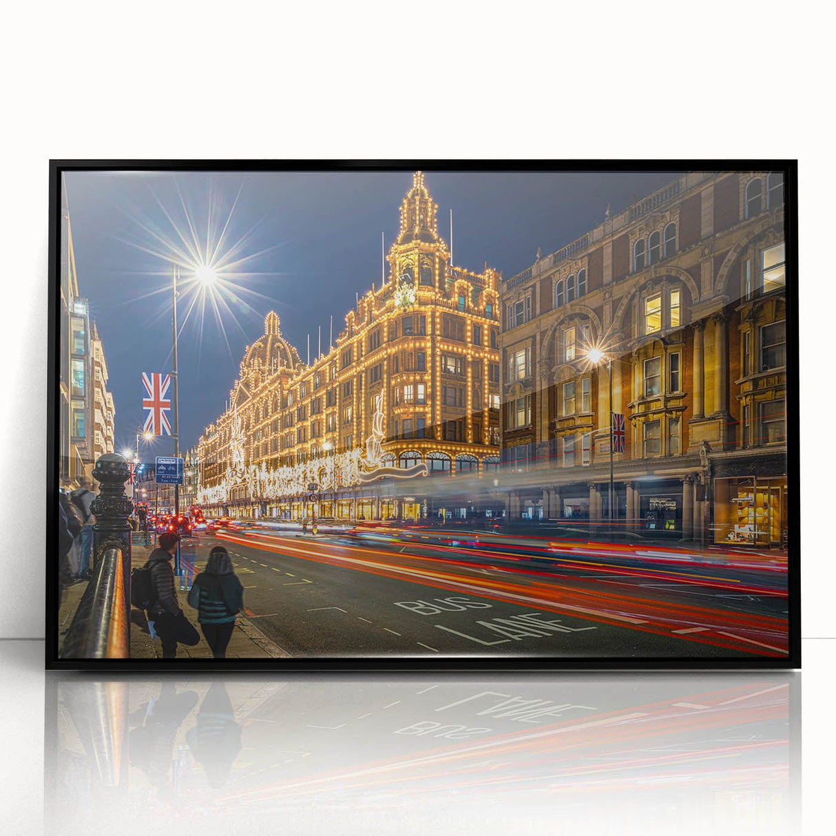 Contemporary City Wall Decor – London Street Night Photography