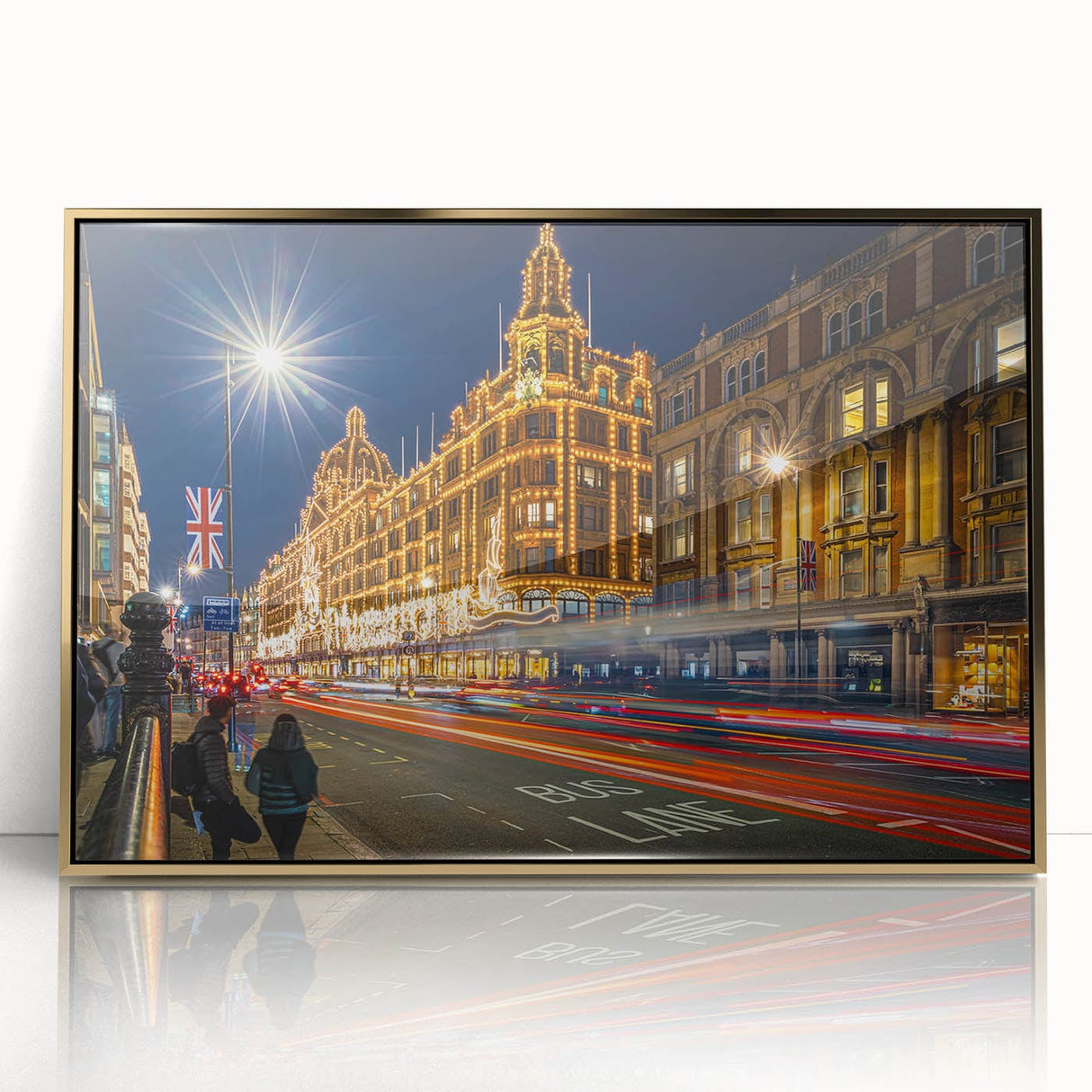 Contemporary City Wall Decor – London Street Night Photography