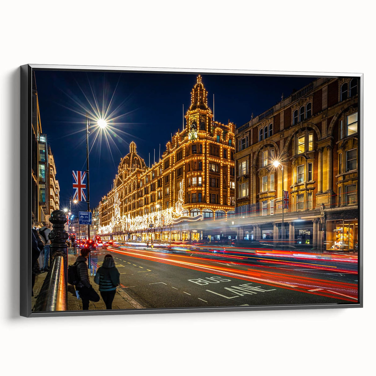 Contemporary City Wall Decor – London Street Night Photography