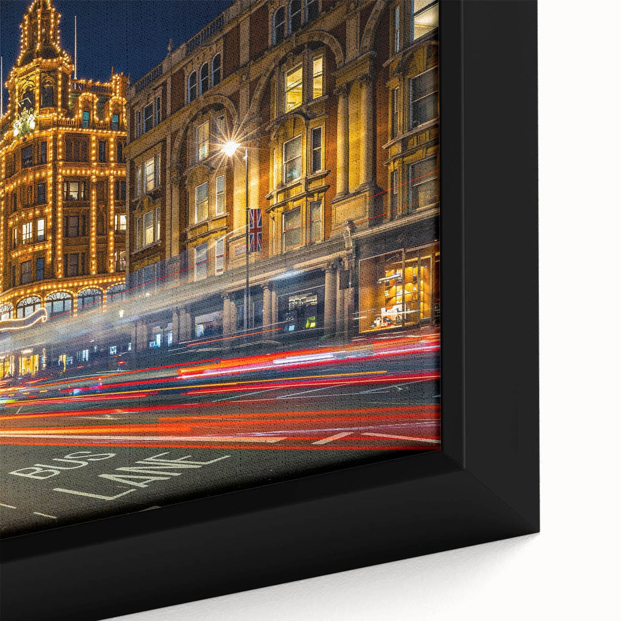 Contemporary City Wall Decor – London Street Night Photography