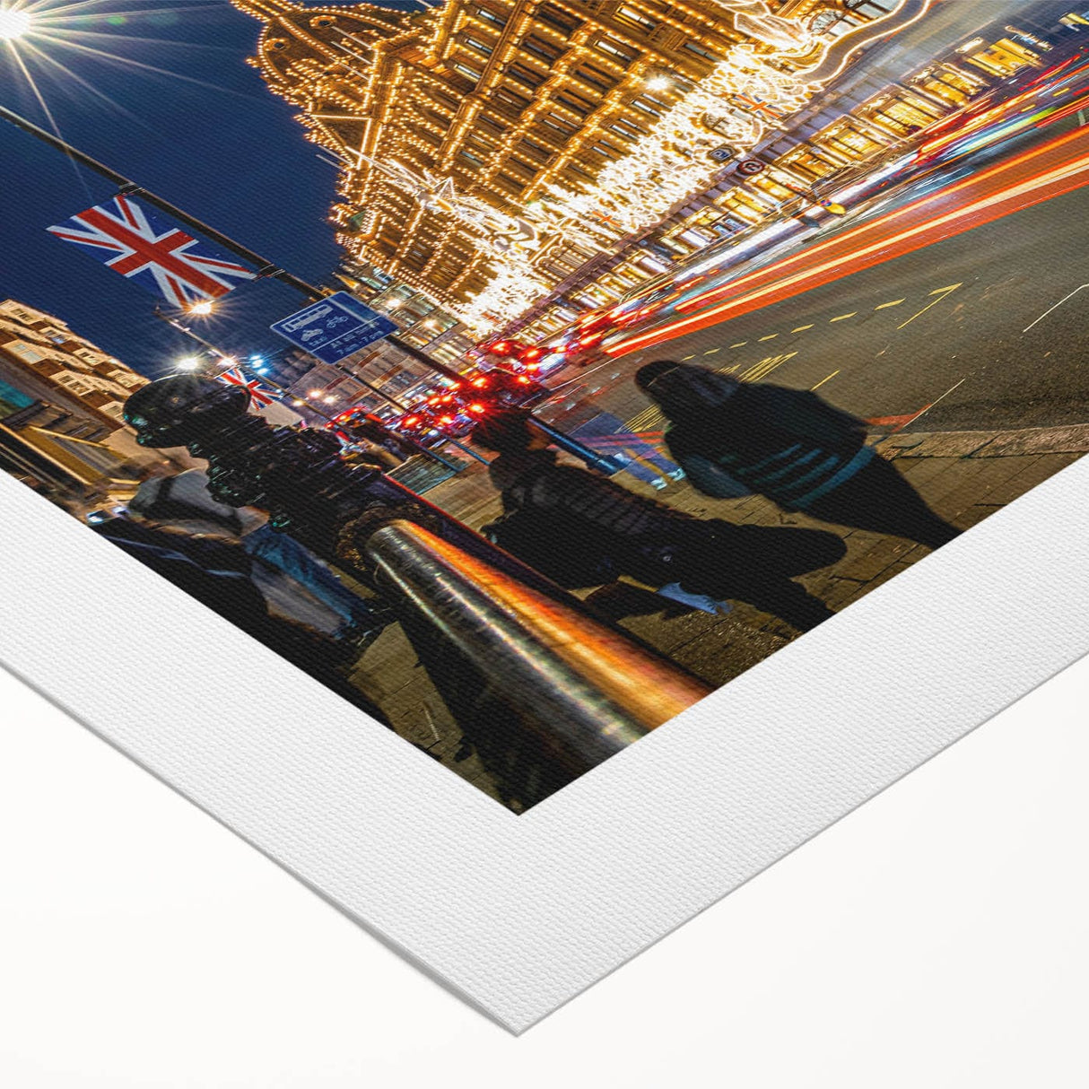 Contemporary City Wall Decor – London Street Night Photography