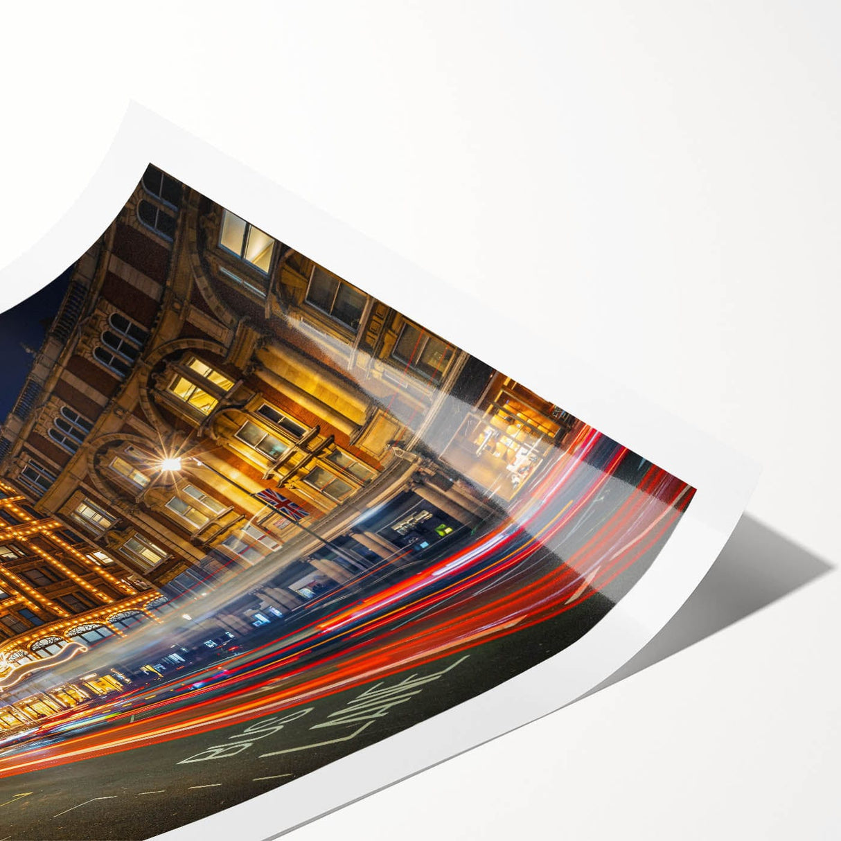 Contemporary City Wall Decor – London Street Night Photography