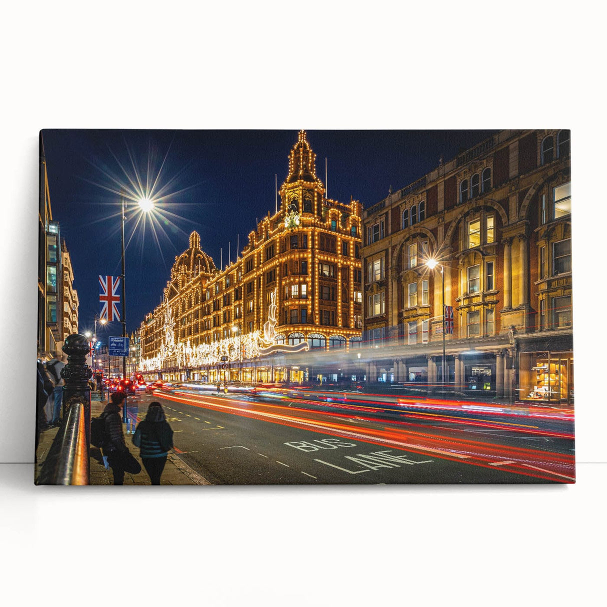 Contemporary City Wall Decor – London Street Night Photography
