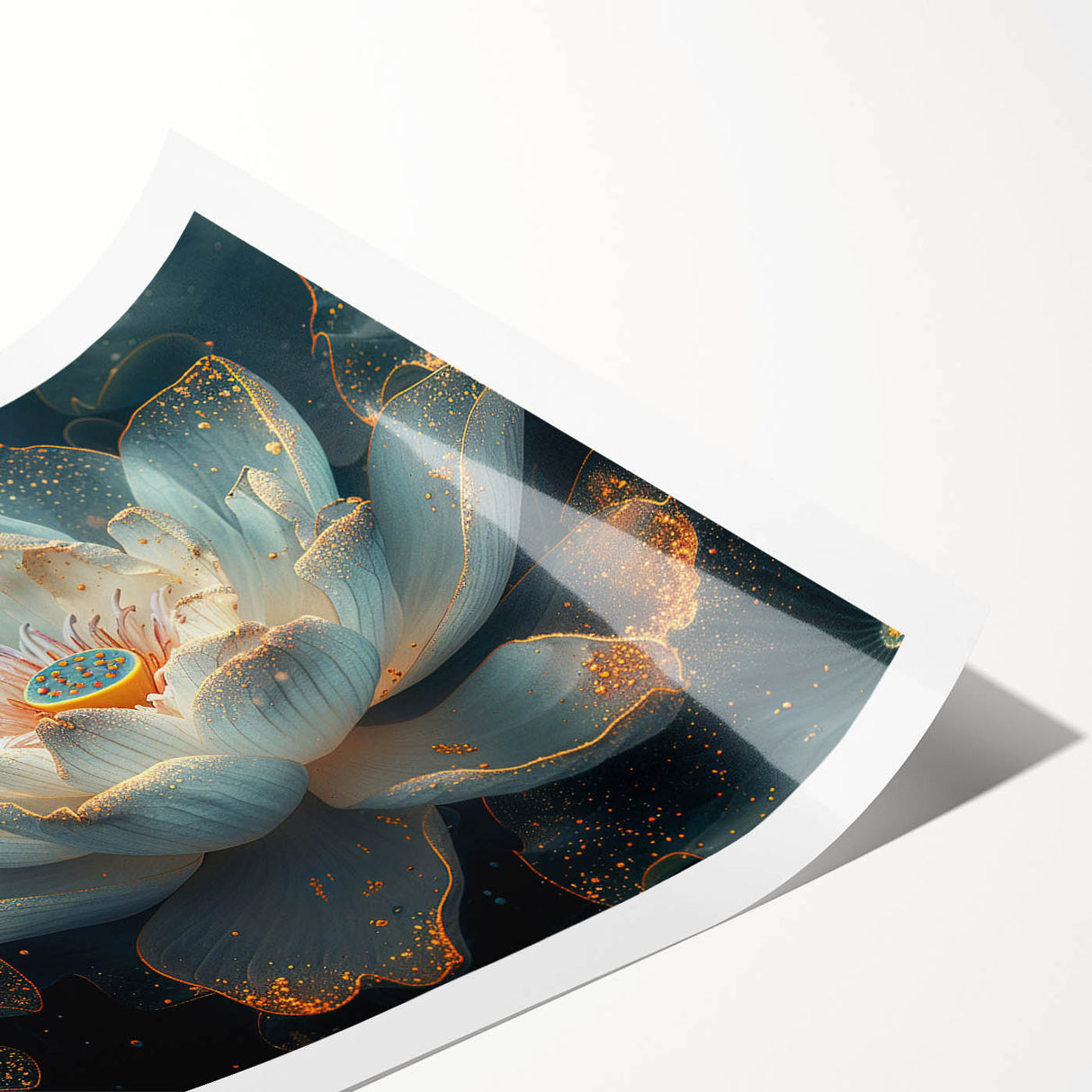 Vibrant floral canvas artwork showcasing a colorful bouquet of flowers in rich hues, rolled and ready for display, emphasizing intricate details and textures.