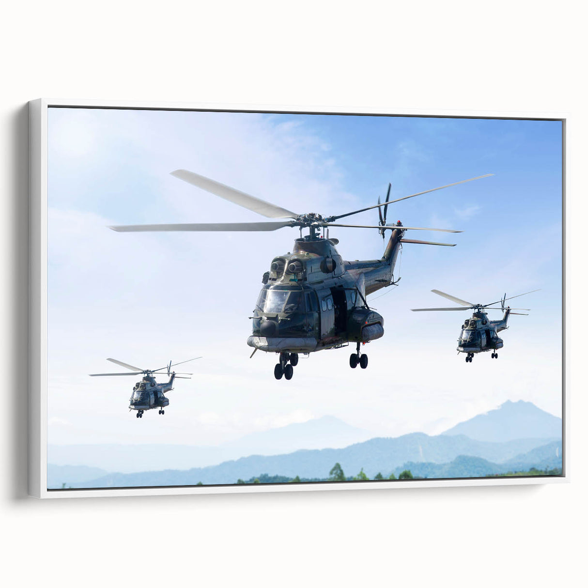 Vintage poster art of a classic car in colorful hues on a black background, ideal for living room decor.