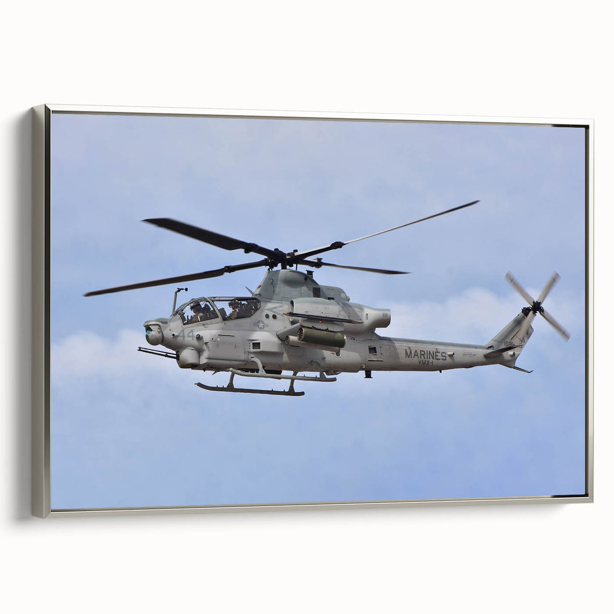 Landscape art painting of a vintage car in colorful, abstract style on a black background, printed on canvas.