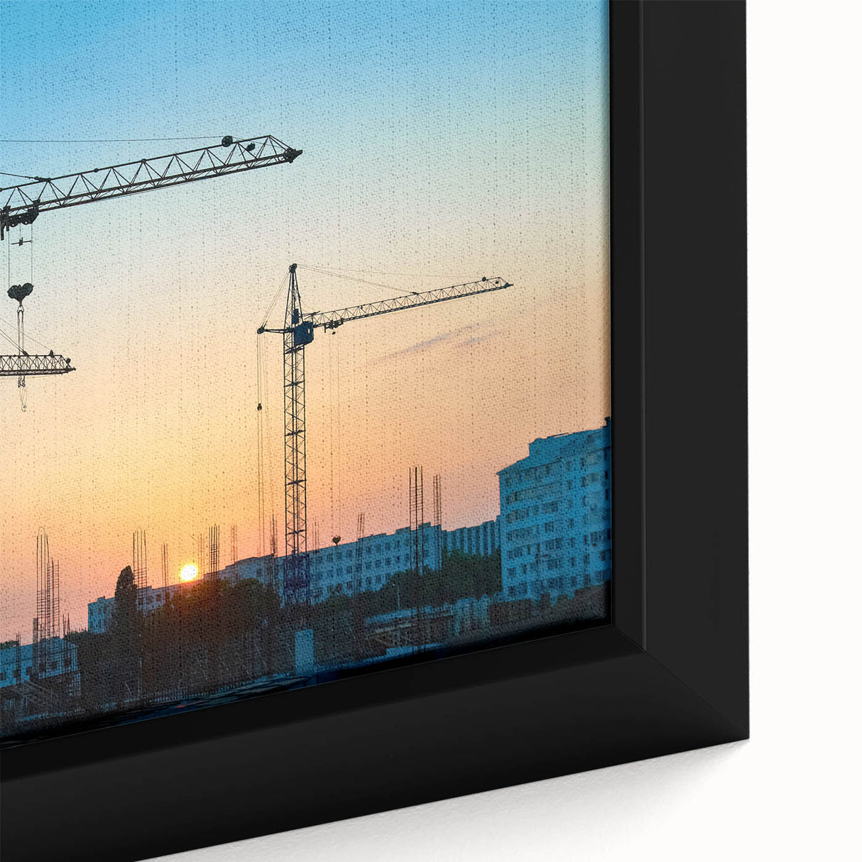 Extra large black wall art featuring a colorful, textured abstract design on canvas, ideal for living room decor.