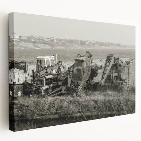 Large acrylic print of a vibrant abstract cityscape in neon colors, ideal for kitchen wall art.