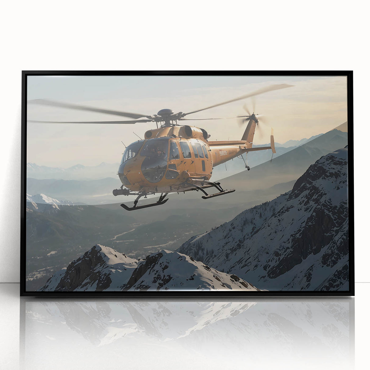 Large abstract wall art in mid-century modernist style, featuring dynamic shapes in muted earth tones on canvas.