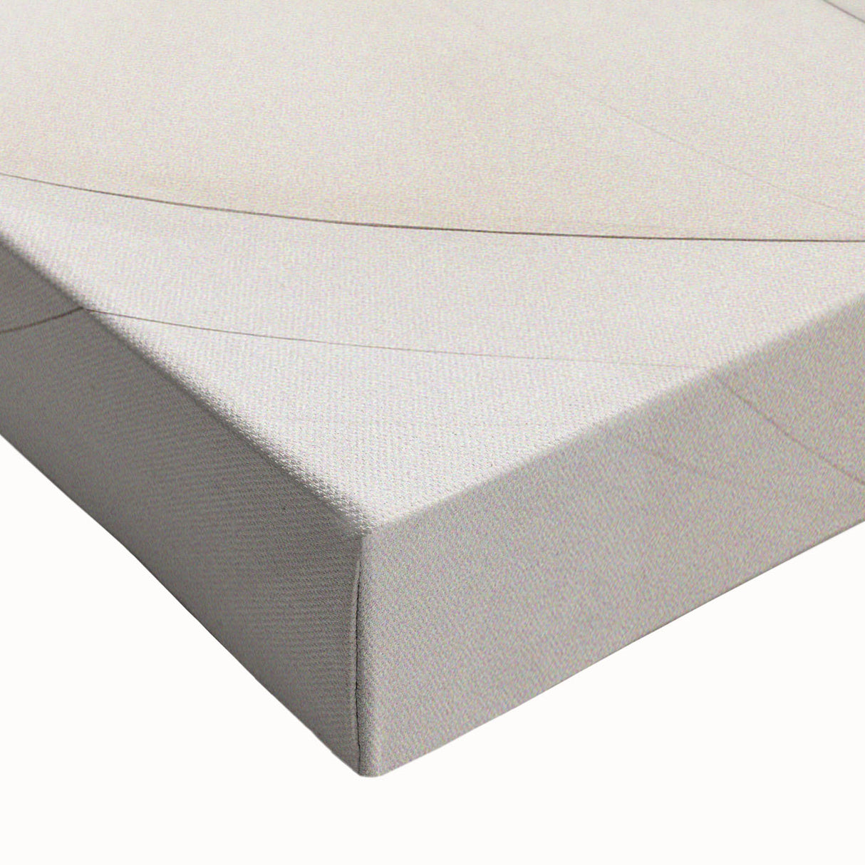 Close-up of a minimalist abstract wall art design on stretched canvas, showcasing soft pastel colors and geometric shapes, perfect for modern home decor.