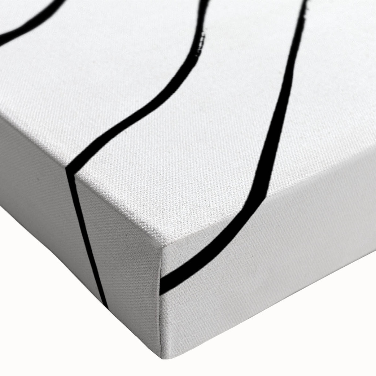 Close-up of an abstract minimalist wall art canvas featuring soft pastel colors and geometric shapes, perfect for modern home decor and enhancing interior aesthetics.