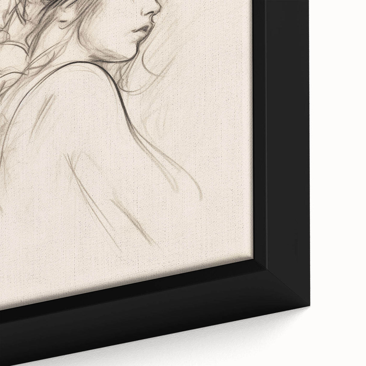 Close-up of a framed abstract minimalist wall art piece, showcasing vibrant colors and geometric shapes, perfect for modern decor.