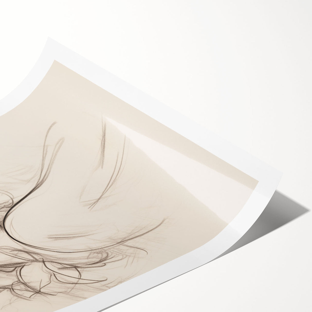 Abstract minimalist wall art print showcasing soft pastel colors and geometric shapes, ideal for modern home decor and artistic expression.