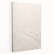 Stretched canvas artwork showcasing an abstract minimalist design in soft earth tones, highlighting organic shapes and textures for a contemporary aesthetic. Ideal for modern home decor, this piece enhances any room with its calming visuals.