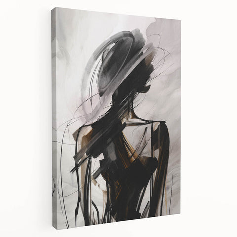 Abstract modern wall art collection showcasing vibrant colors and dynamic shapes on a stretched canvas, emphasizing contemporary design aesthetics.