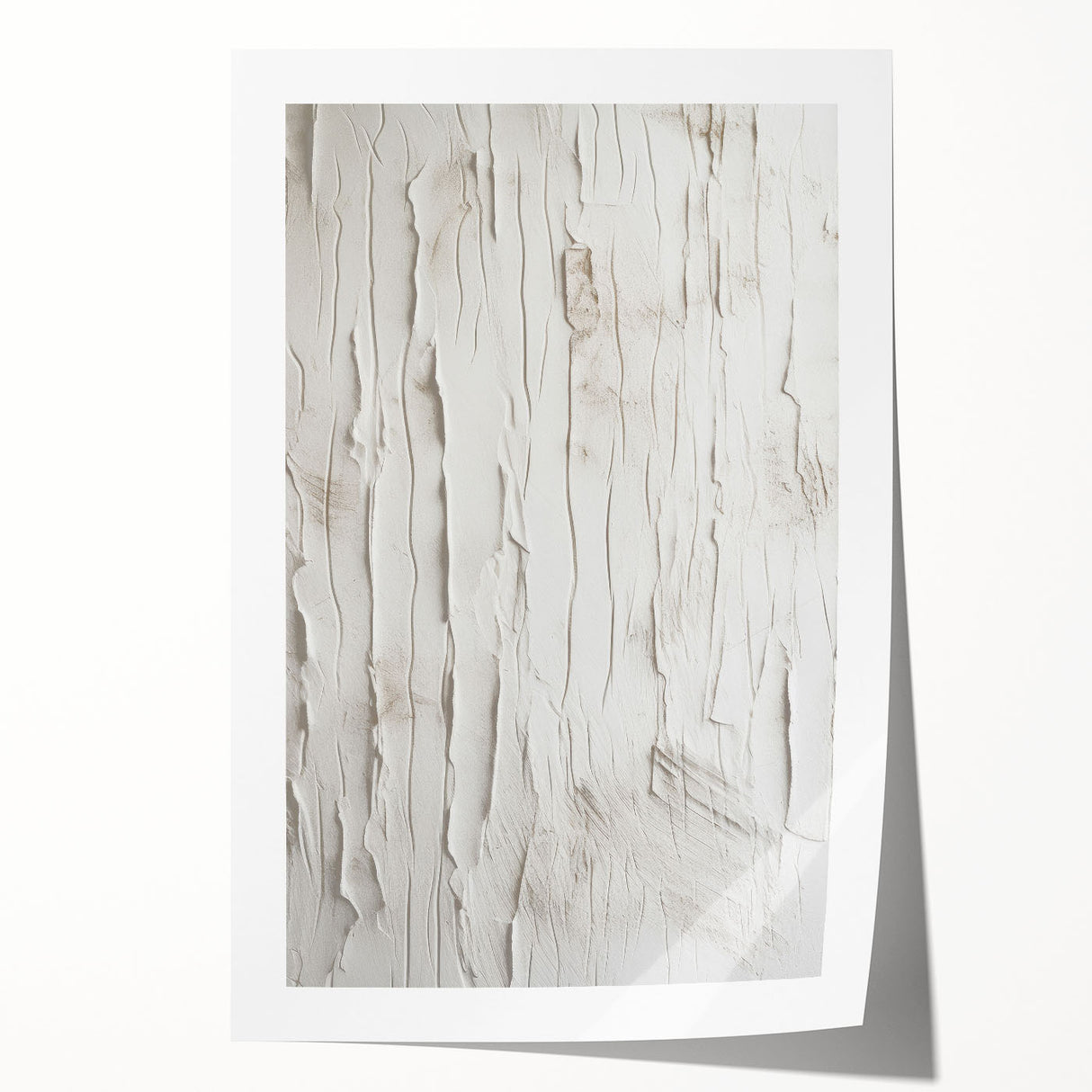 Colorful abstract modern wall art print showcasing geometric shapes and vibrant hues, perfect for contemporary home decor. The print is rolled and ready for framing.