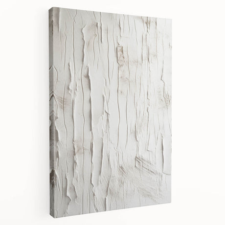 Abstract modern wall art collection showcasing vibrant colors and dynamic shapes on a stretched canvas, displayed in a side view to highlight its depth and texture. Perfect for contemporary home decor.