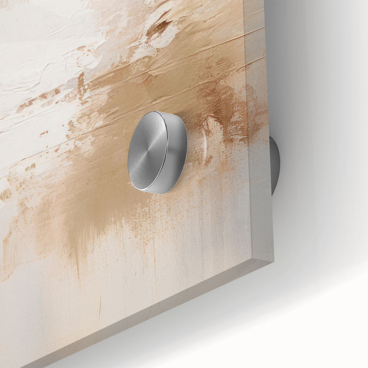 Close-up of an abstract modern wall art piece showcasing vibrant colors and intricate patterns, designed for acrylic glass display in contemporary decor.