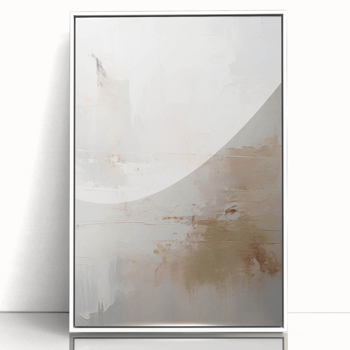 Framed abstract modern wall art design showcasing vibrant colors and geometric patterns, displayed against a white background, perfect for contemporary home decor.