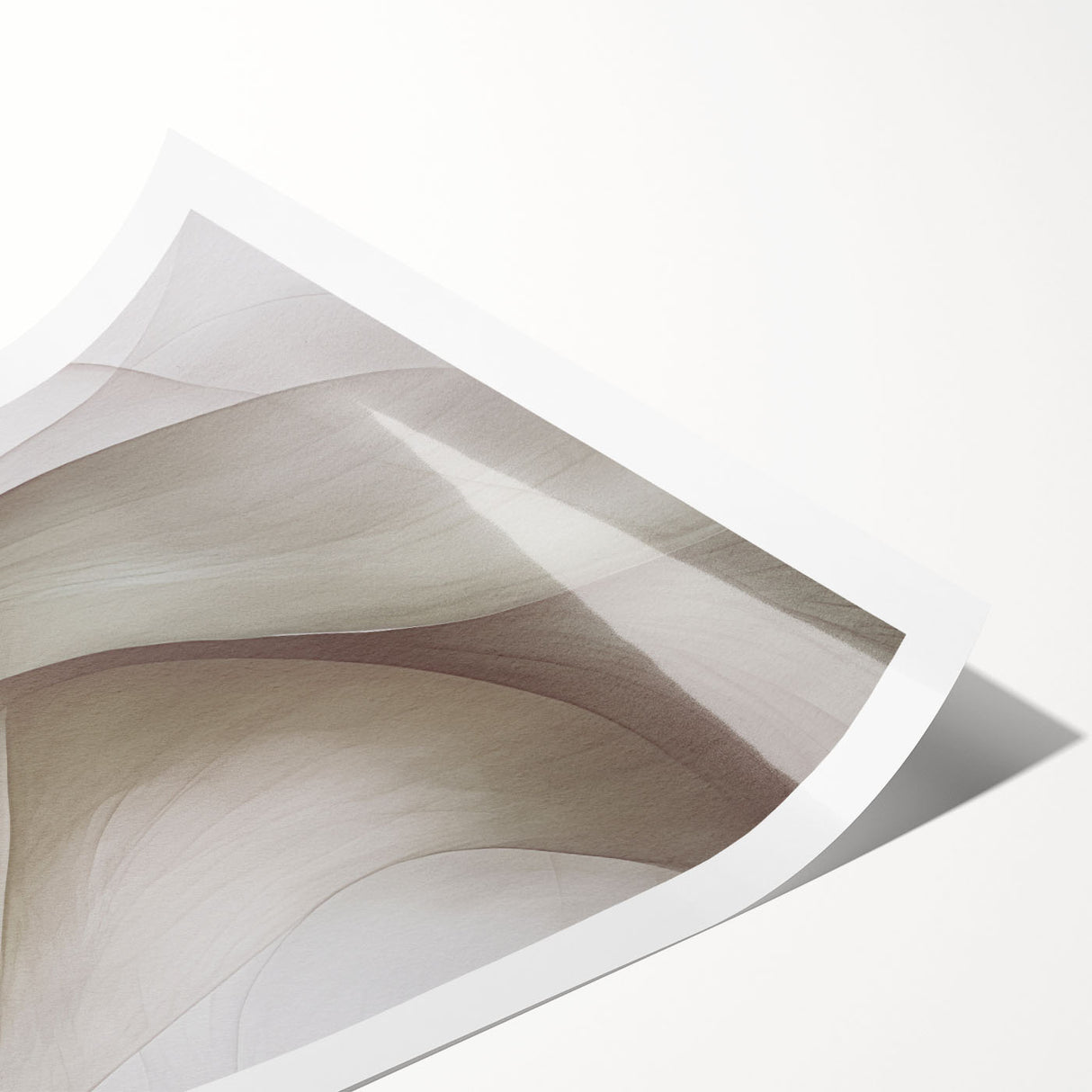 Abstract modern wall art print showcasing vibrant geometric shapes in bold colors, rolled for easy storage and framed display, ideal for contemporary decor.