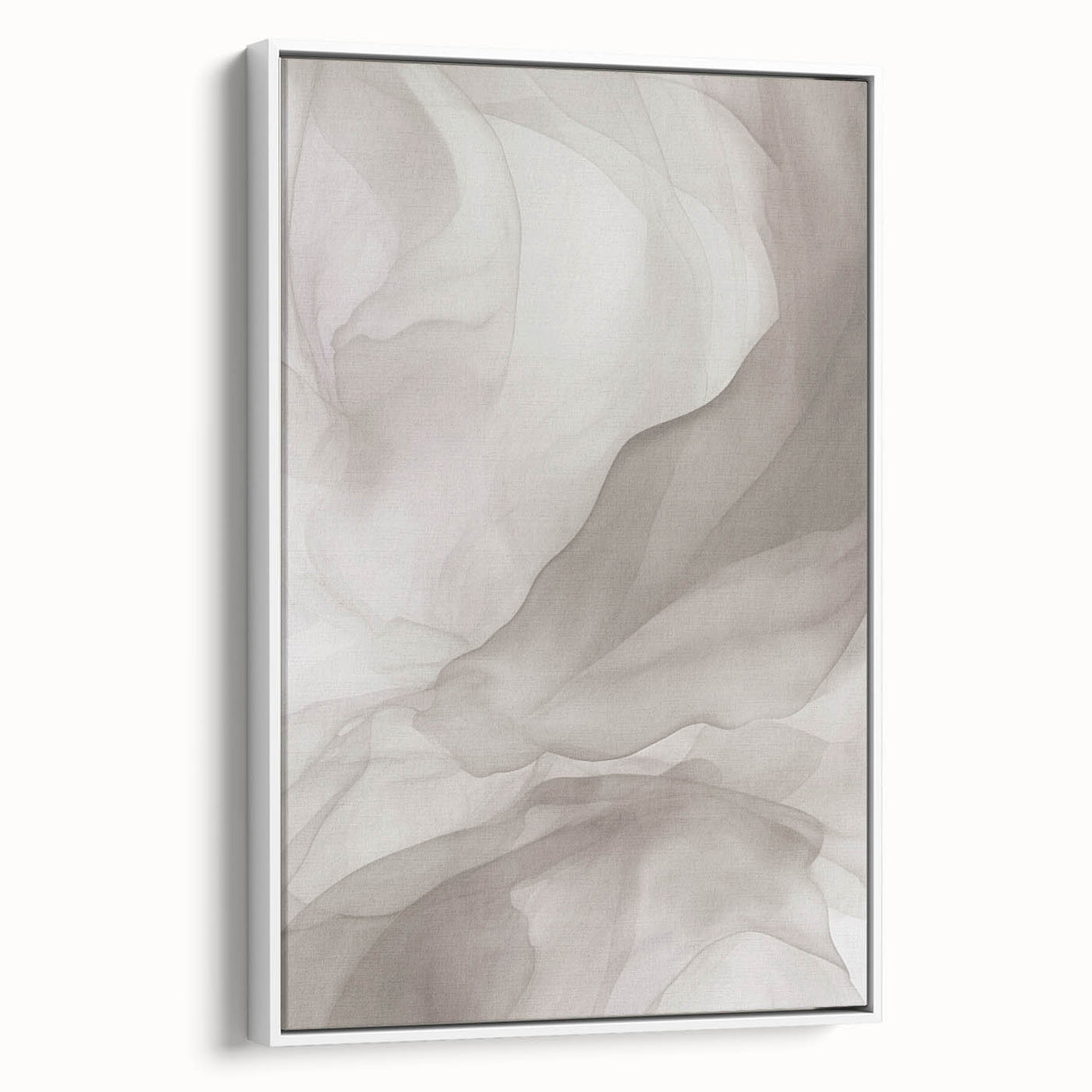 Framed abstract modern design wall art collection showcasing vibrant colors and geometric shapes, displayed in a sleek white frame for contemporary decor.