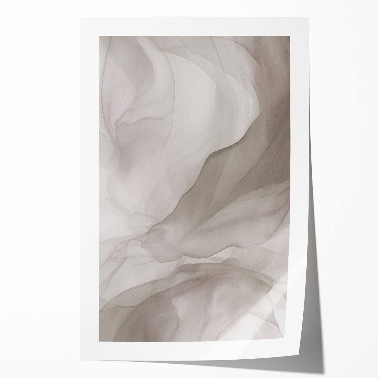 Colorful abstract modern wall art print showcasing vibrant geometric shapes and fluid lines, ideal for contemporary home decor.