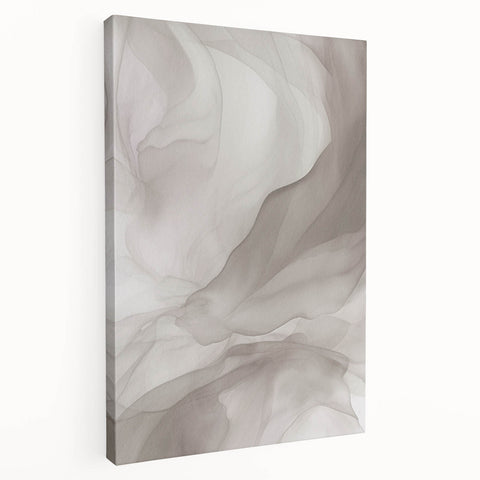 Abstract modern art collection showcasing a vibrant stretched canvas featuring dynamic geometric shapes and colors, ideal for contemporary decor.