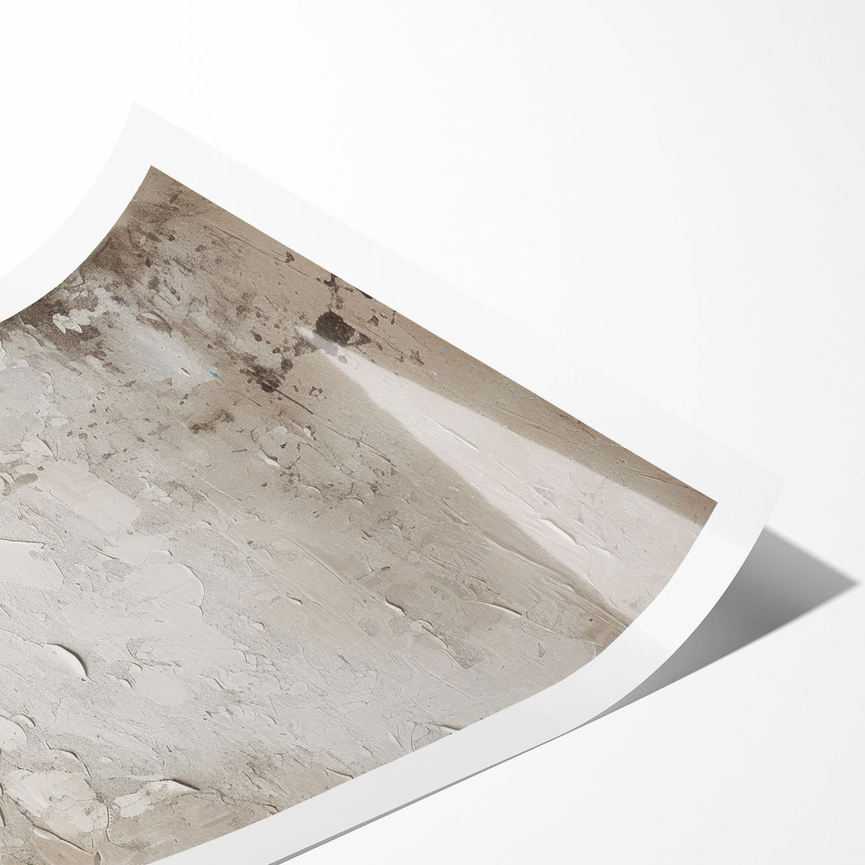 Vibrant abstract modern wall art print showcasing dynamic shapes and colors, rolled for easy transport in a protective tube, perfect for contemporary decor.