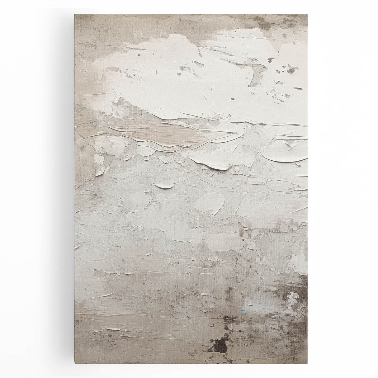 Abstract modern wall art collection featuring vibrant colors and geometric patterns on stretched canvas, ideal for contemporary home decor.