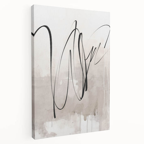 Abstract modern wall art collection featuring vibrant colors and geometric shapes on stretched canvas, showcasing a side view of the artwork's depth and texture. Perfect for contemporary home decor, enhancing any space with artistic flair.