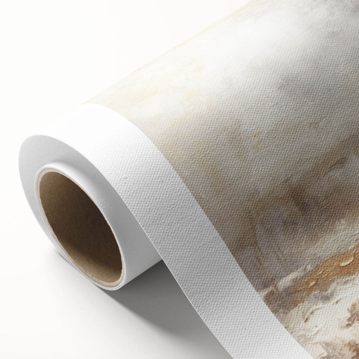 Abstract modern wall art design featuring vibrant colors and geometric patterns on rolled canvas, ideal for contemporary decor. Perfect for enhancing living spaces or offices.