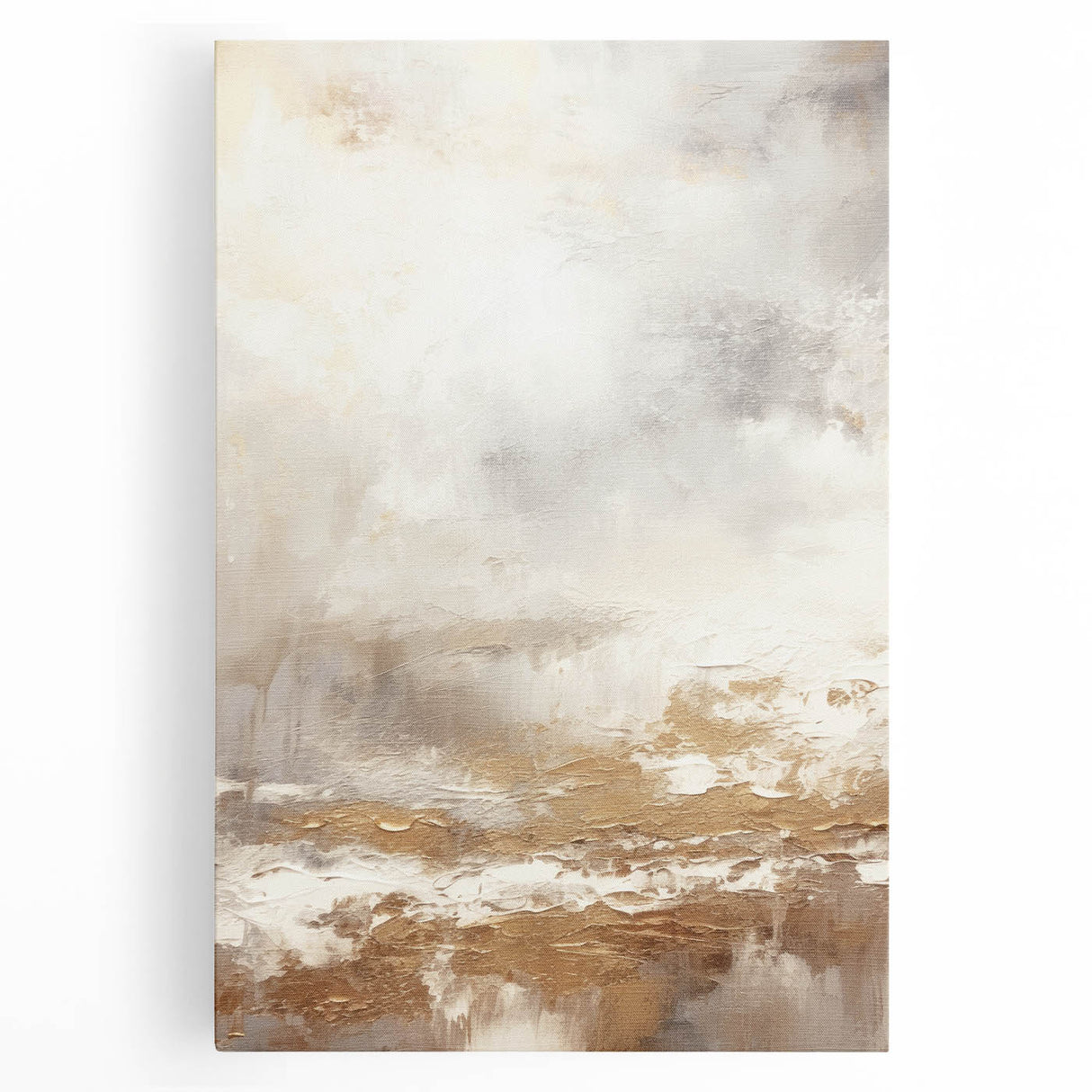 Abstract modern wall art collection featuring vibrant colors and geometric patterns on stretched canvas, ideal for contemporary home decor.