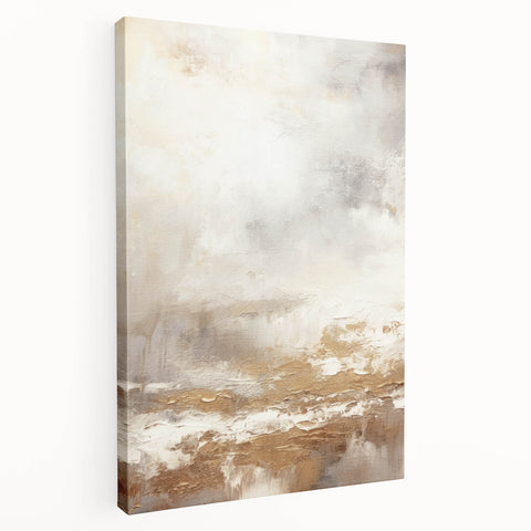 Stretched canvas showcasing a vibrant abstract modern design with bold colors and geometric shapes, ideal for contemporary home decor and art enthusiasts.