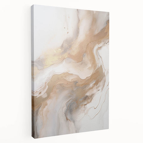 Stretched canvas showcasing an abstract modern design with vibrant colors and geometric shapes, ideal for contemporary home decor and art enthusiasts.