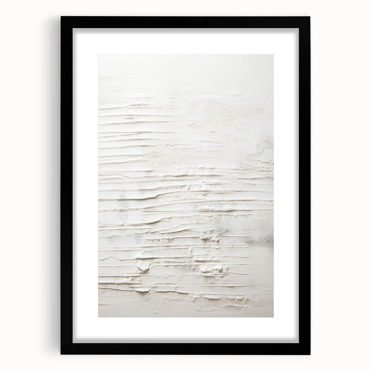 Abstract modern design wall art collection in a black frame with a white mat, showcasing vivid geometric patterns and colors, perfect for contemporary decor.