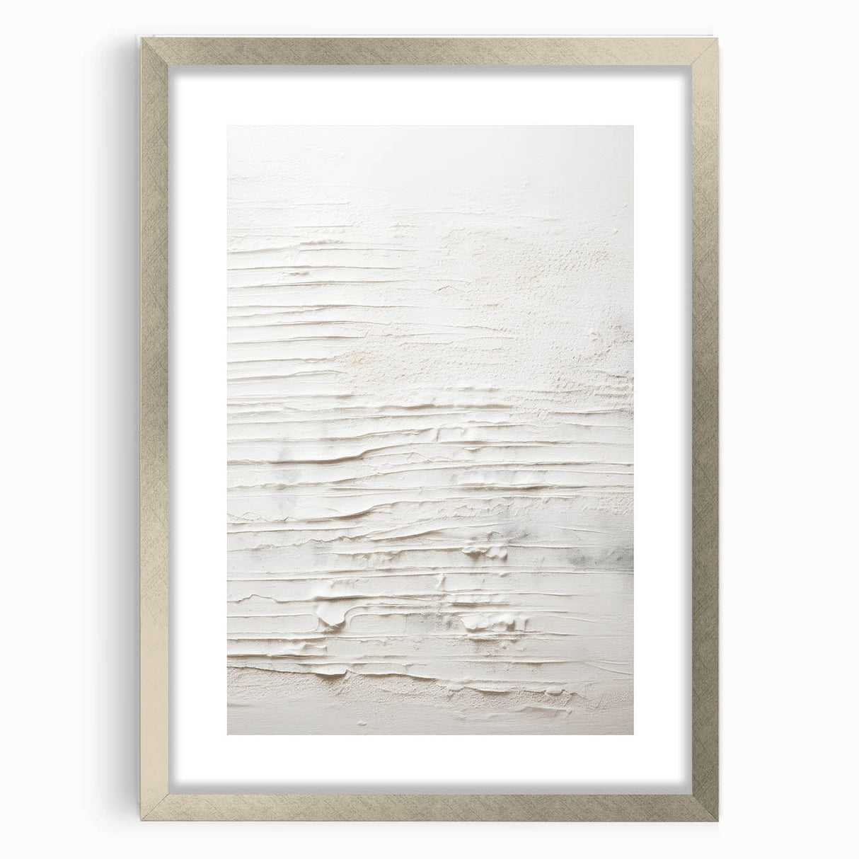 Abstract modern wall art featuring a silver-framed design, showcasing vibrant colors and geometric patterns, ideal for contemporary home decor and interior styling.