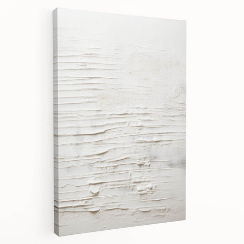 Abstract modern design wall art collection featuring vibrant colors and geometric patterns, displayed in a side view on a stretched canvas for contemporary decor.