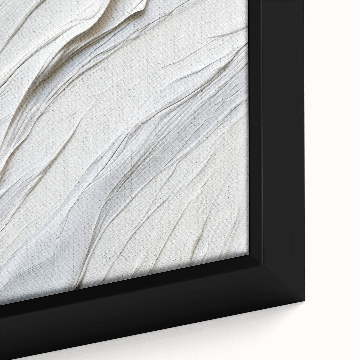 Close-up of a framed abstract modern design wall art piece showcasing vibrant colors and intricate patterns, ideal for contemporary home decor.