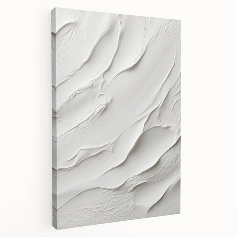 Abstract modern wall art collection displayed in a side view, showcasing vibrant colors and geometric patterns on stretched canvas, perfect for contemporary decor.