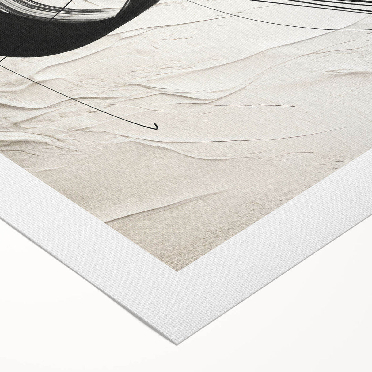 Abstract modern wall art collection displayed on rolled canvas, showcasing vibrant colors and geometric patterns, perfect for contemporary home decor.